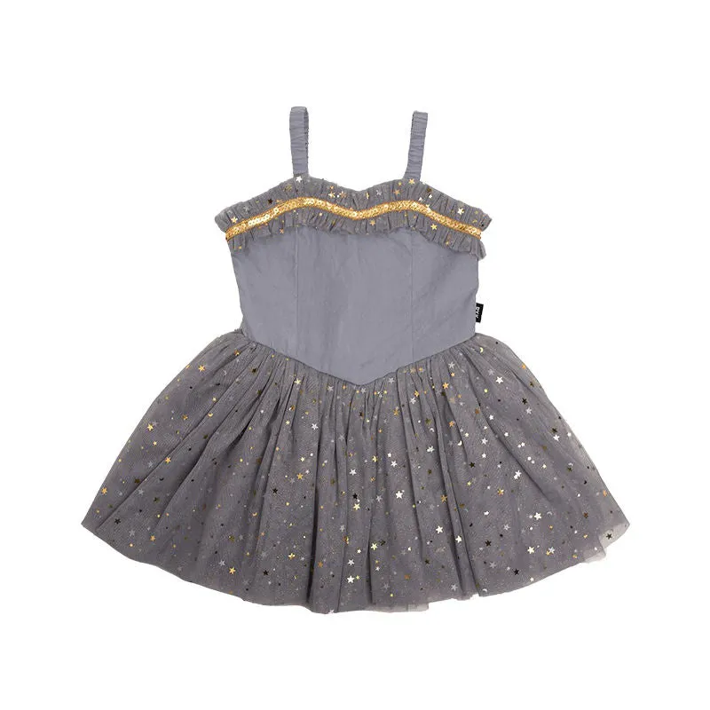 Rock Your Kid Silver Daydreamer Dress