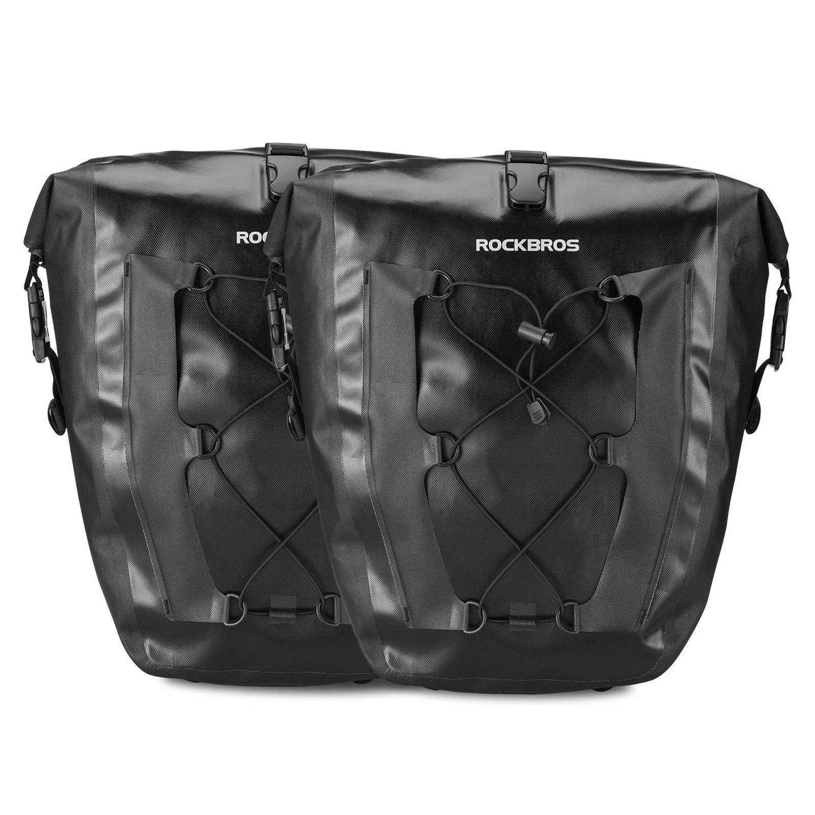 ROCKBROS 100 % wasserdichte Transporttaschen mit Netztasche 27L