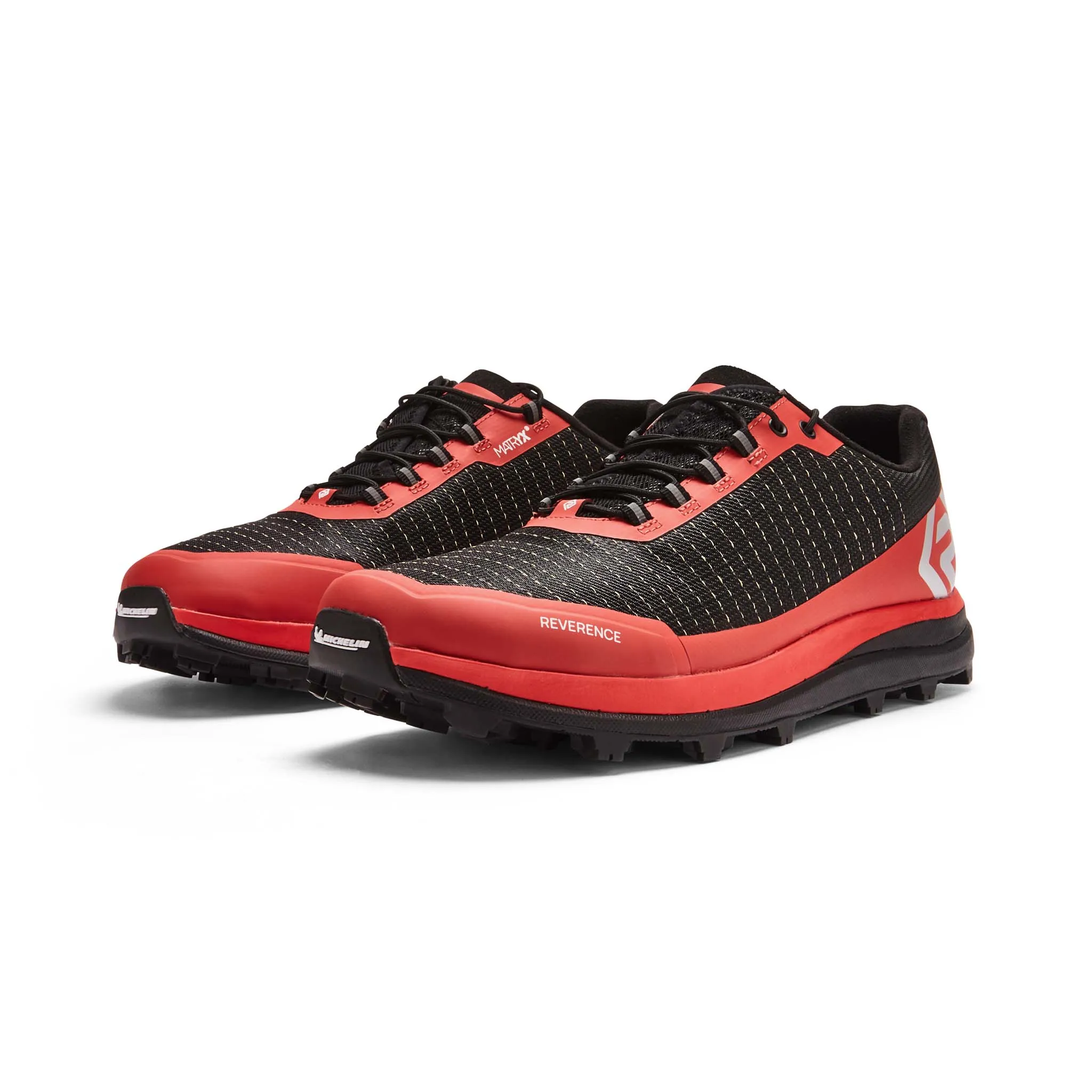 Ronhill | Men's Reverence Running Shoes - Black/Red