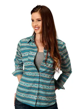 Roper Womens West Made Aztec Print Shirt