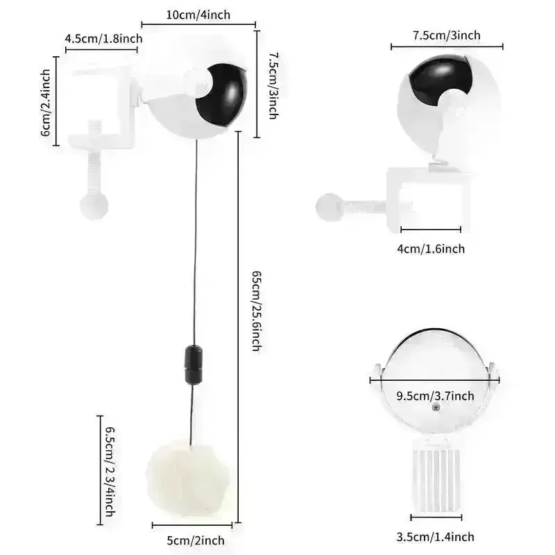 Rotating Interactive Cat Teaser Toy