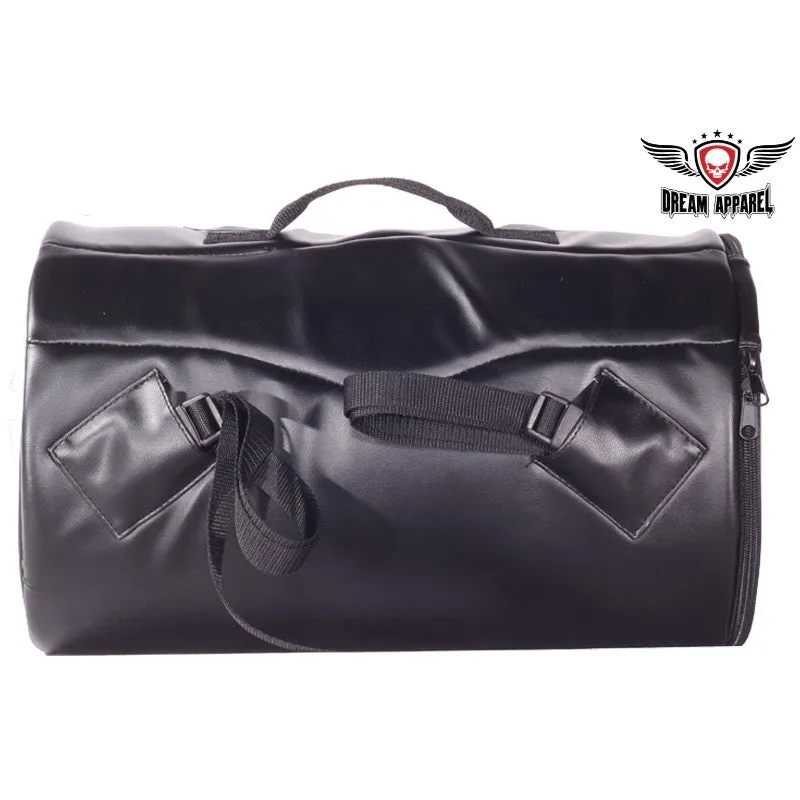 Round Motorcycle Sissy Bar Duffle Bag