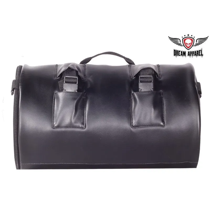 Round Motorcycle Sissy Bar Duffle Bag