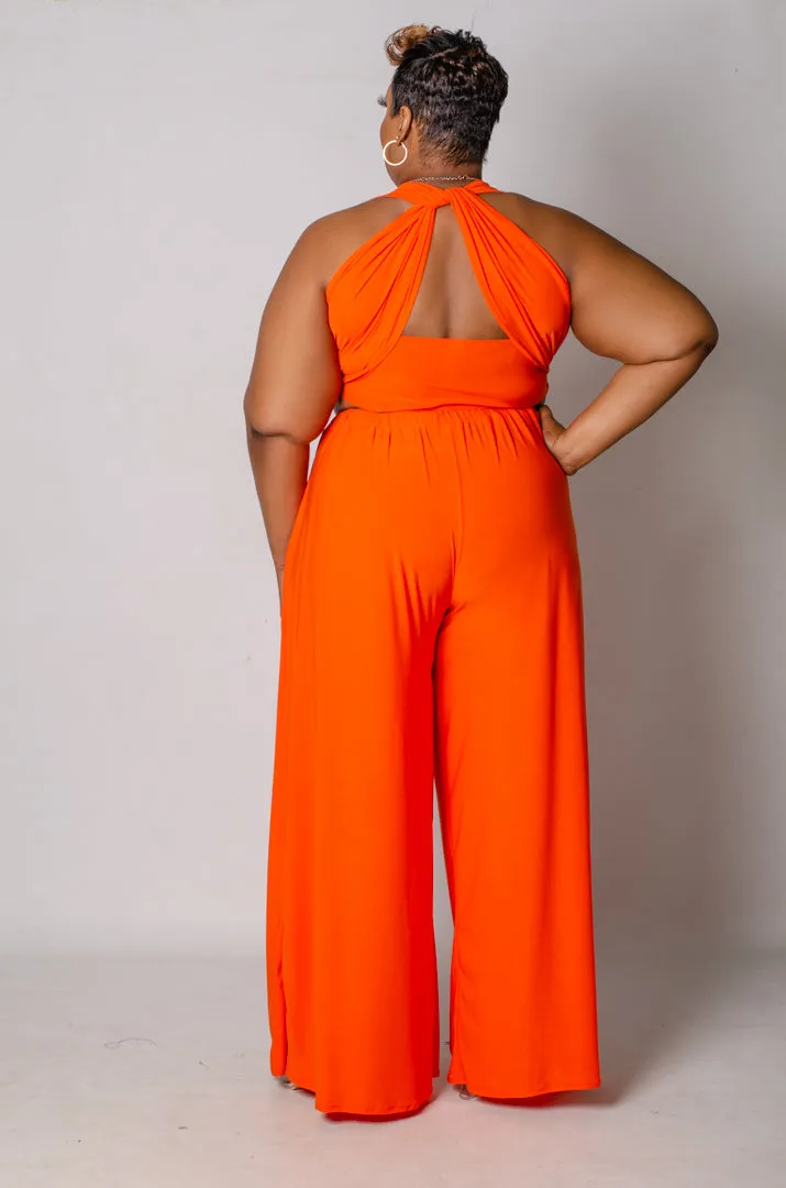 Roundabout Convertible 2 Piece Set - Orange