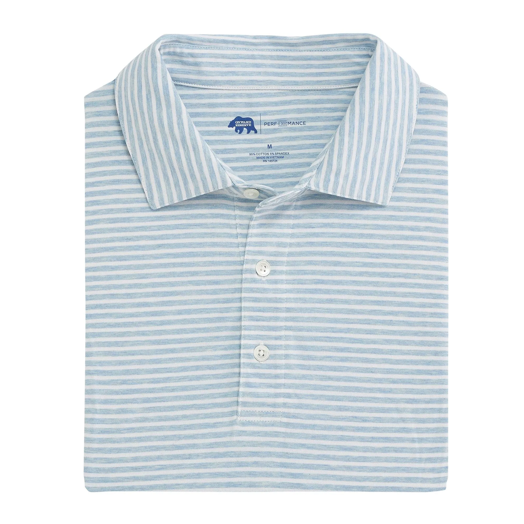 Row Stripe Icon Polo