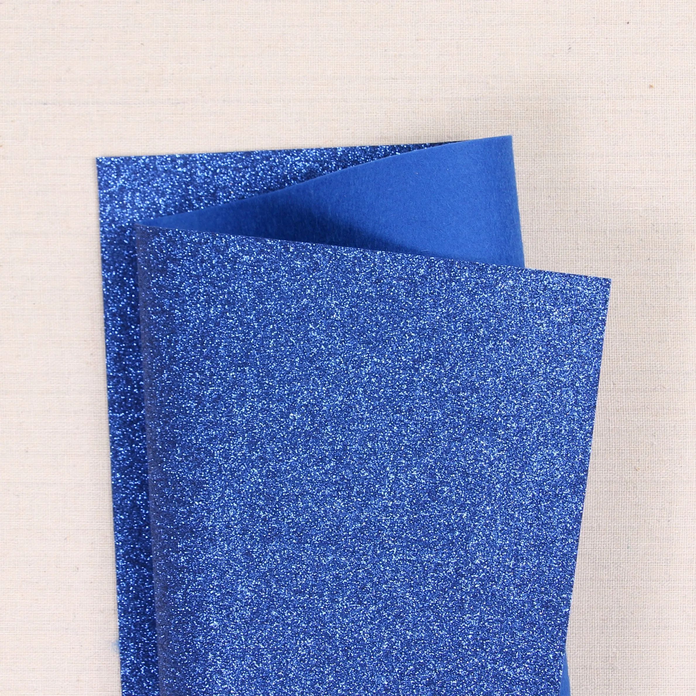 Royal Blue Glitter Felt