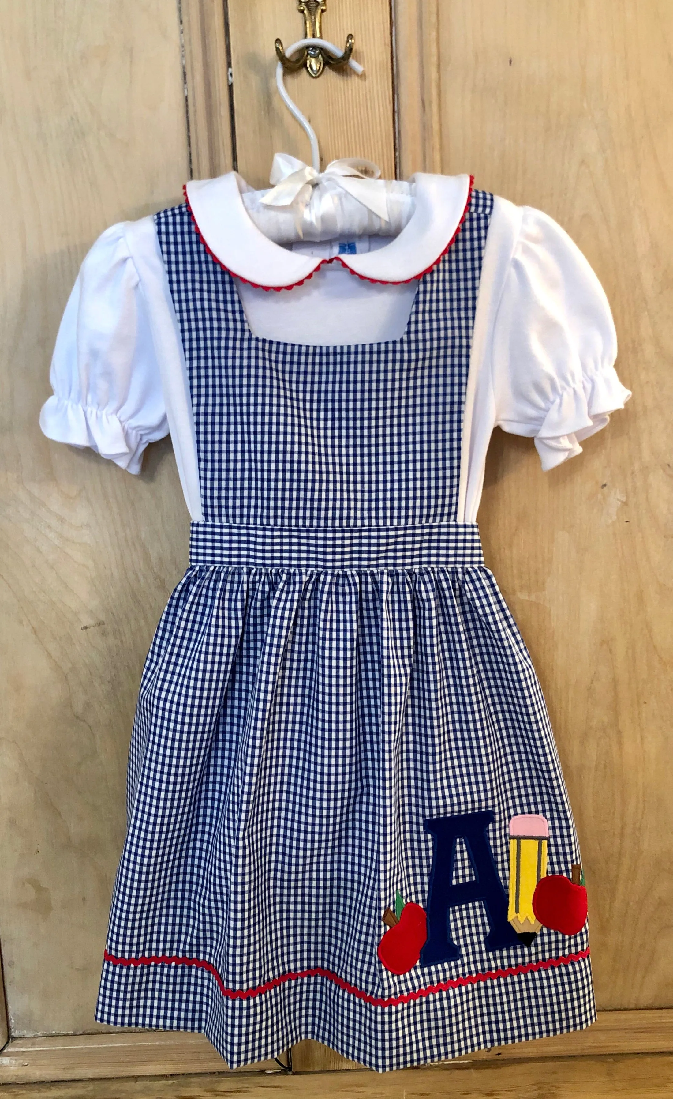 Royal Check Back To School Dress