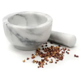 R.S.V.P. White Marble Mortar & Pestle