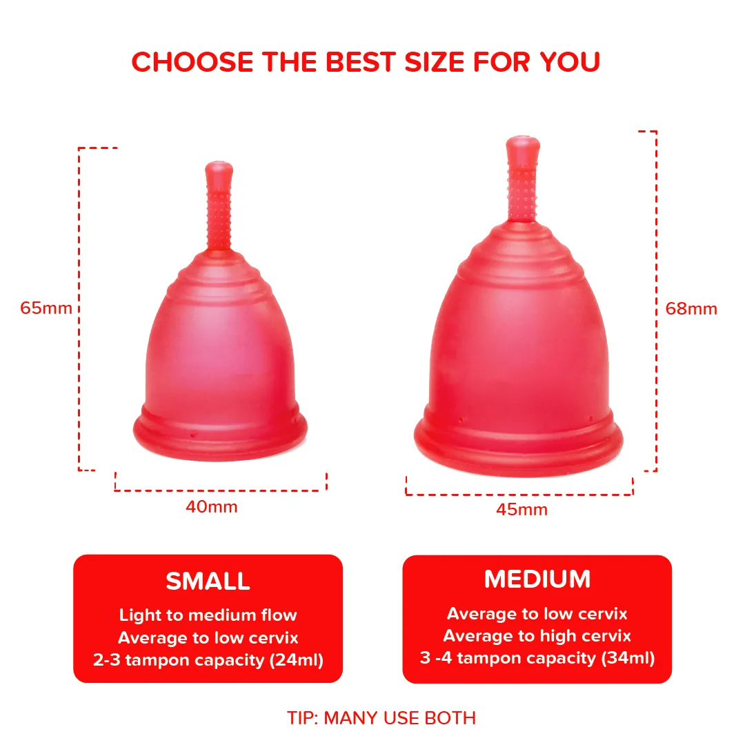 RUBY Menstrual Cup - Red