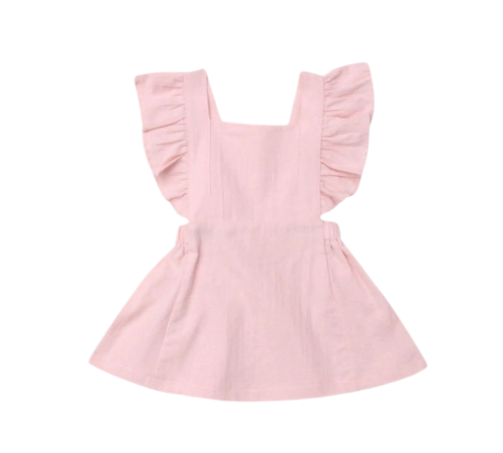 Ruffles Cross Back Dress