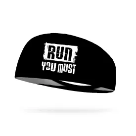 Run You Must Wicking Performance Headband