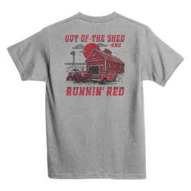 Runnin' Red Out of The Shed Tee