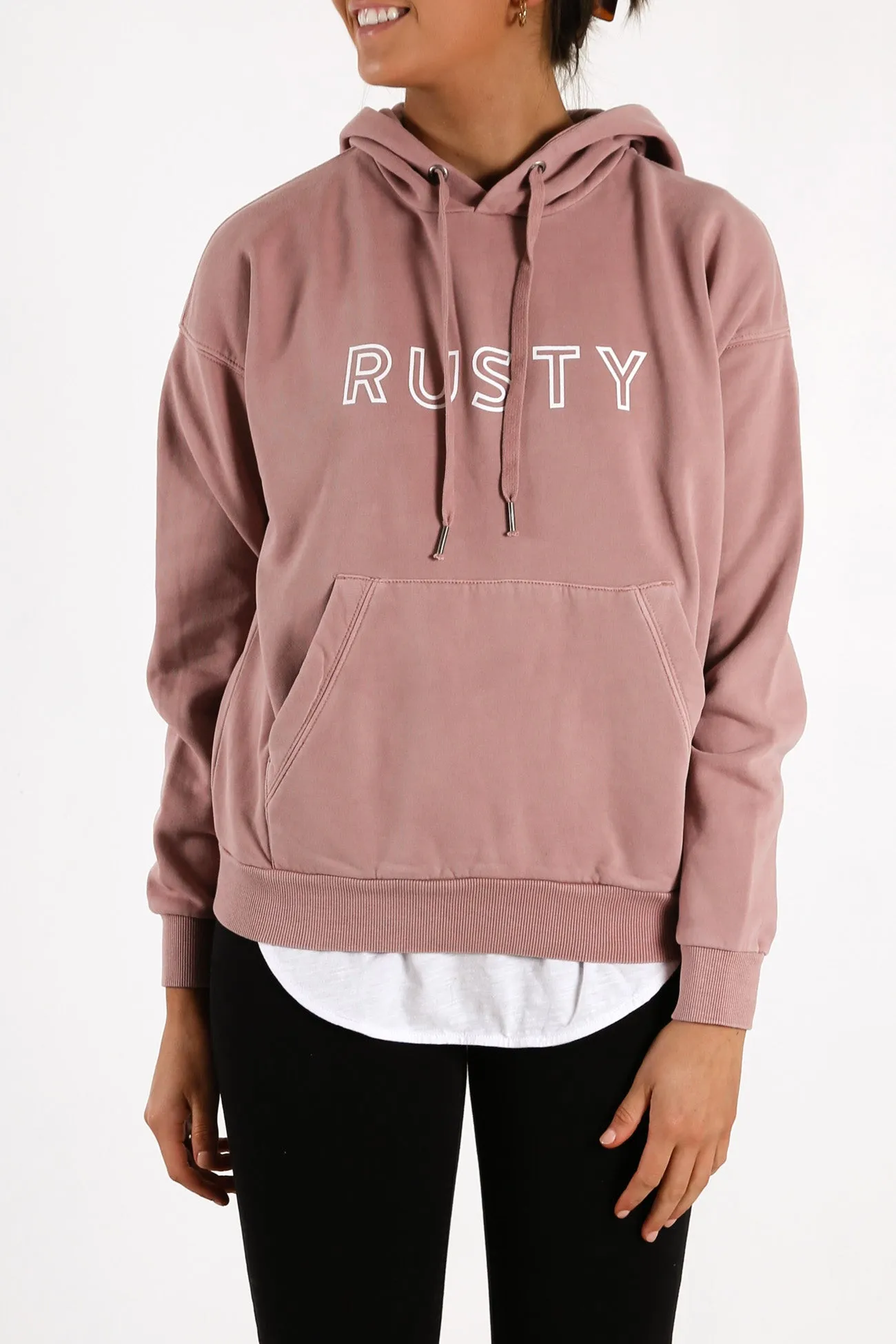 Rusty Essentials Hooded Fleece Lilac Dusk