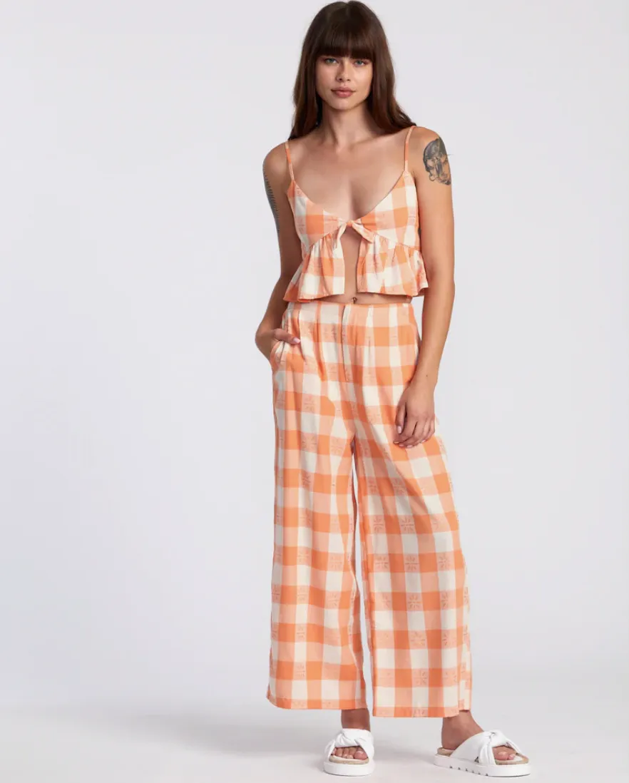 RVCA Callum Printed Wide Leg Pant