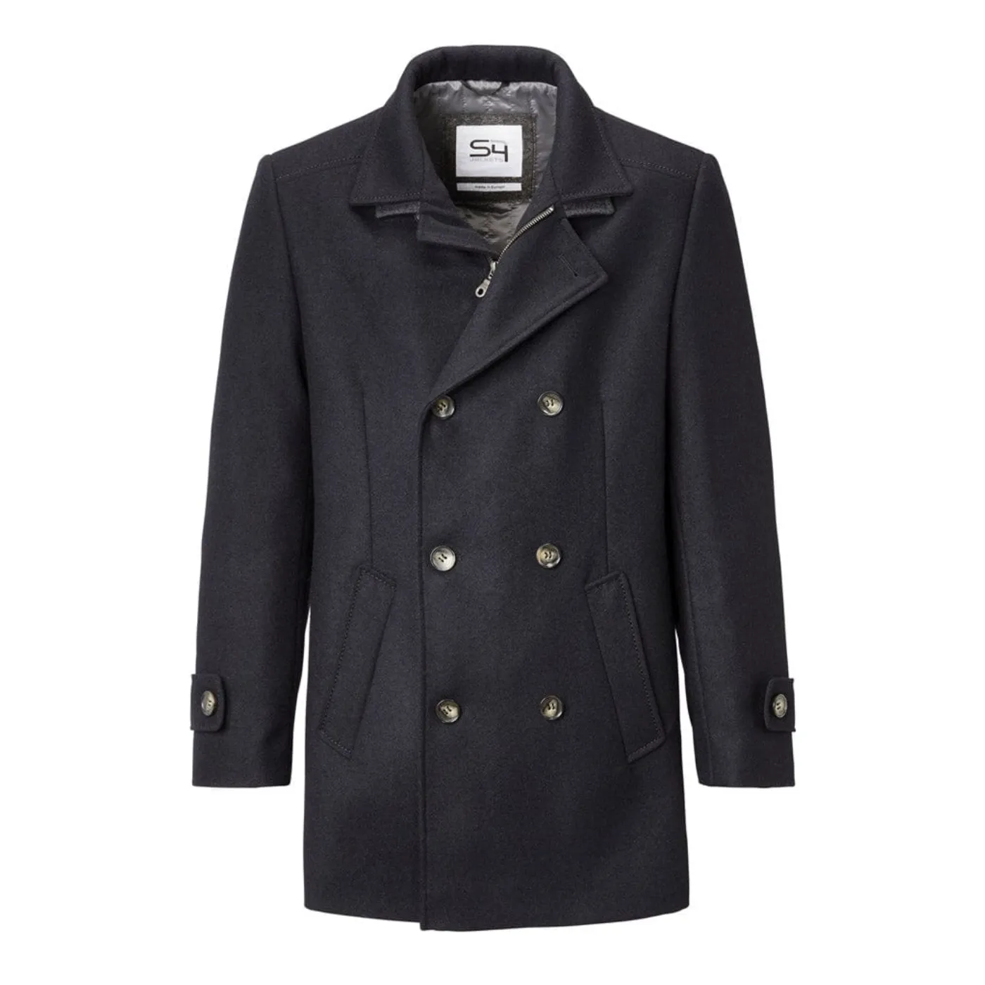 S4 Double Breasted Wool Coat