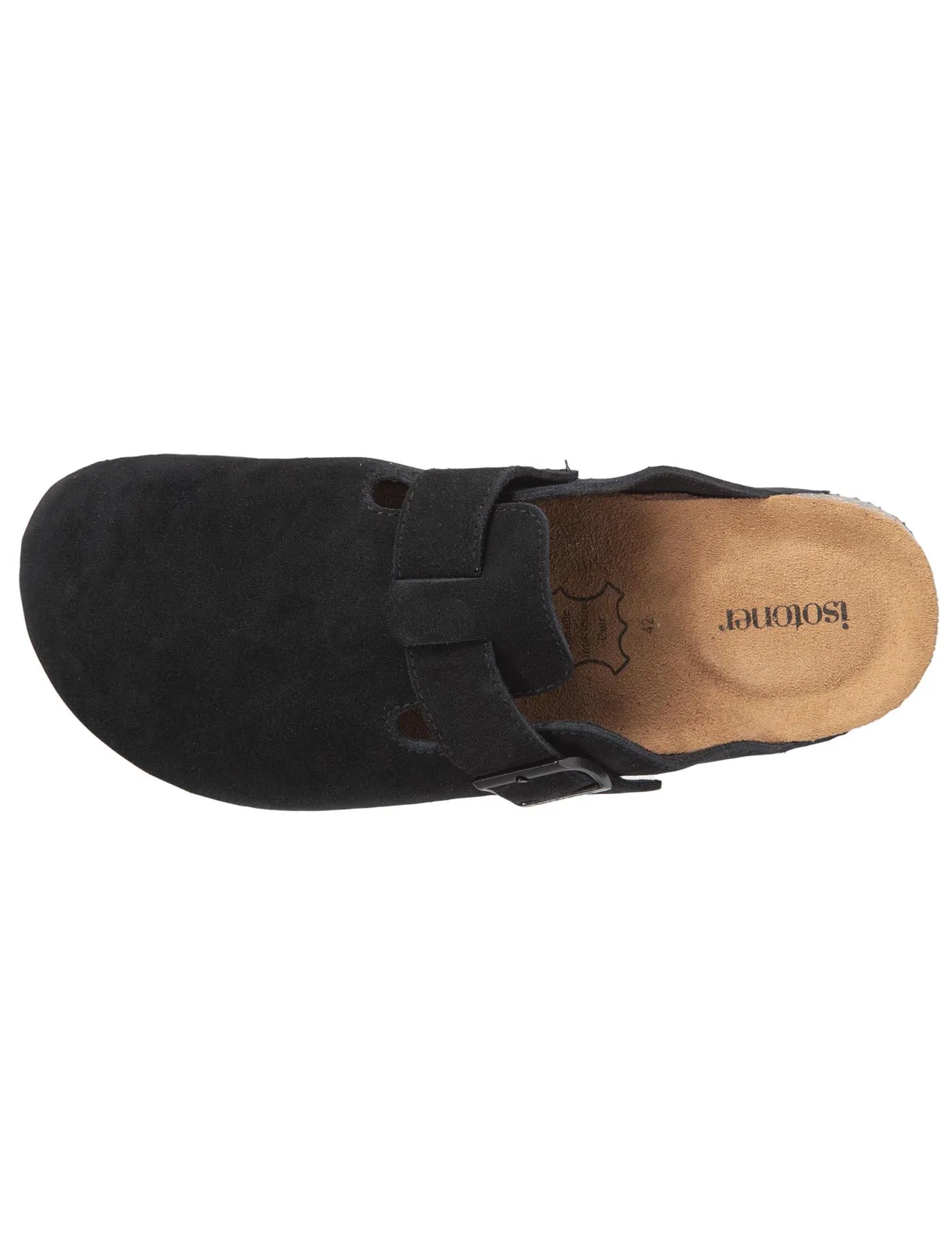 Sabots mules cuir Homme Noir