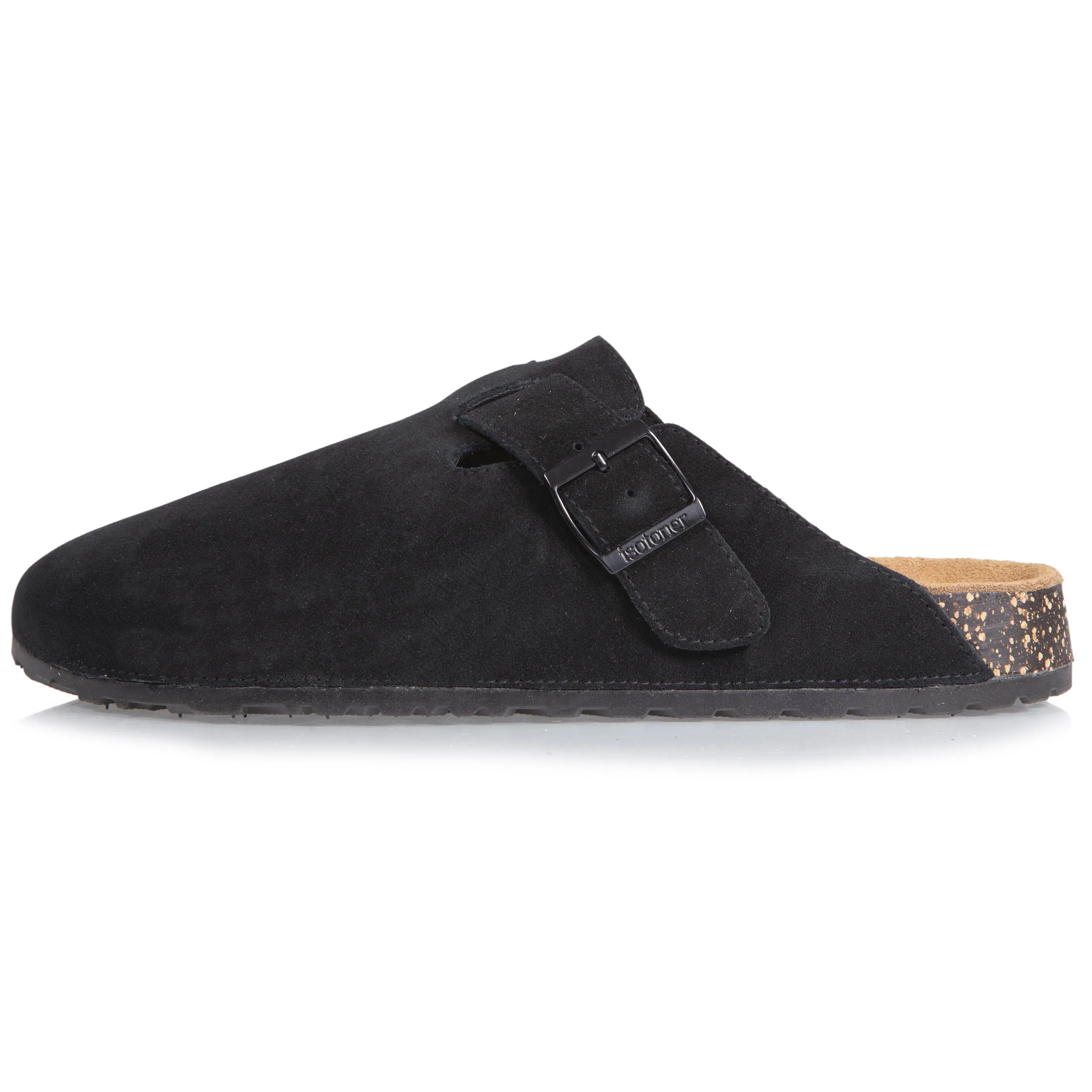 Sabots mules cuir Homme Noir