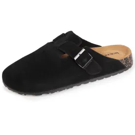 Sabots mules cuir Homme Noir