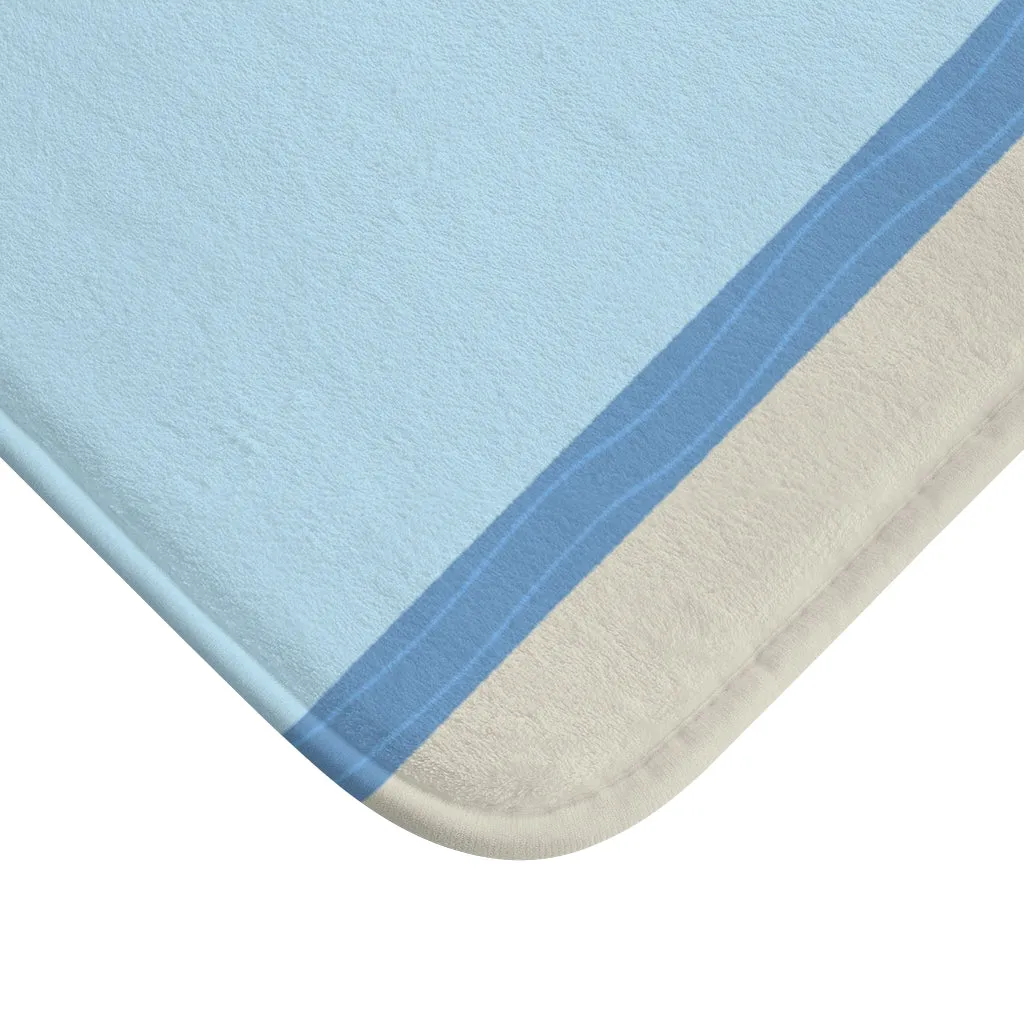 Sail Boat in the Ocean Bath Mat