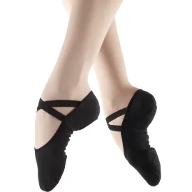 SALE - SD16 - STRETCH CANVAS SD16 BALLET SHOE - BLACK