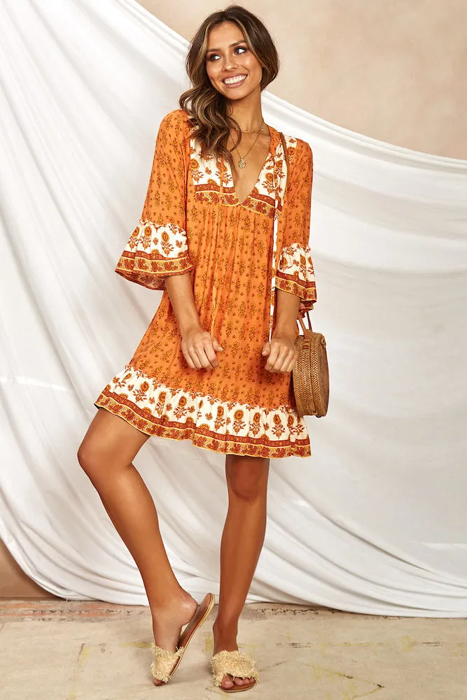 Salvatore Dress Orange