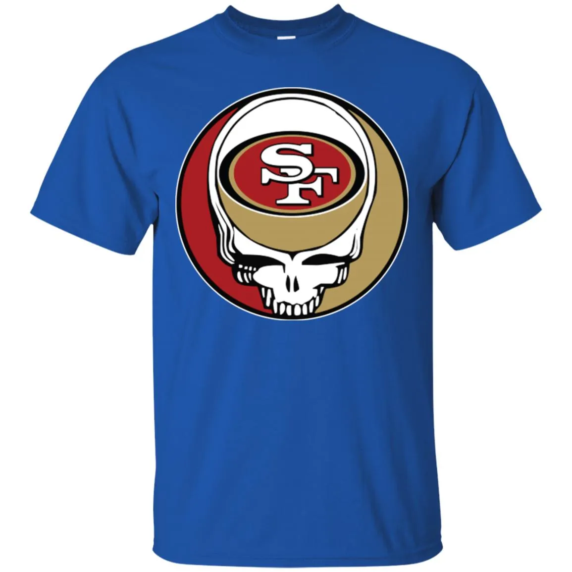 San Francisco 49ers Grateful Dead Steal Your Face Football Nfl Shirts