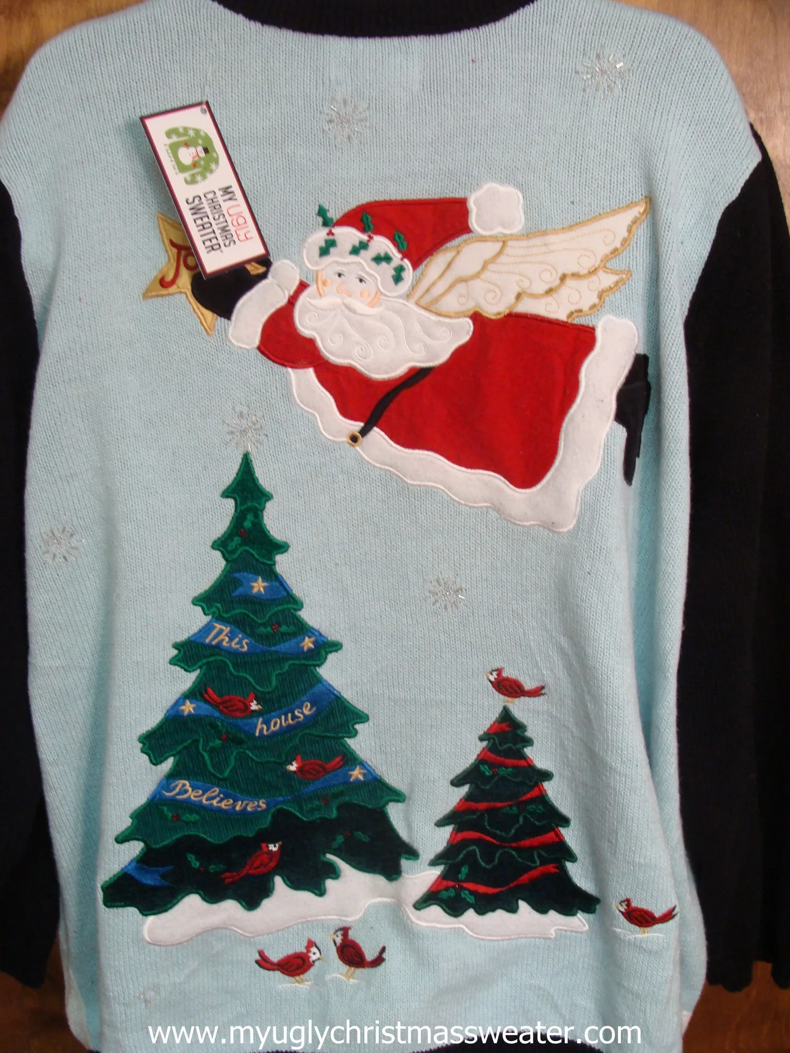 Santa with Presents Cute Christmas Sweater