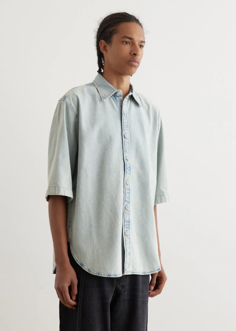 Santropi U Soft Denim Bleach Shirt