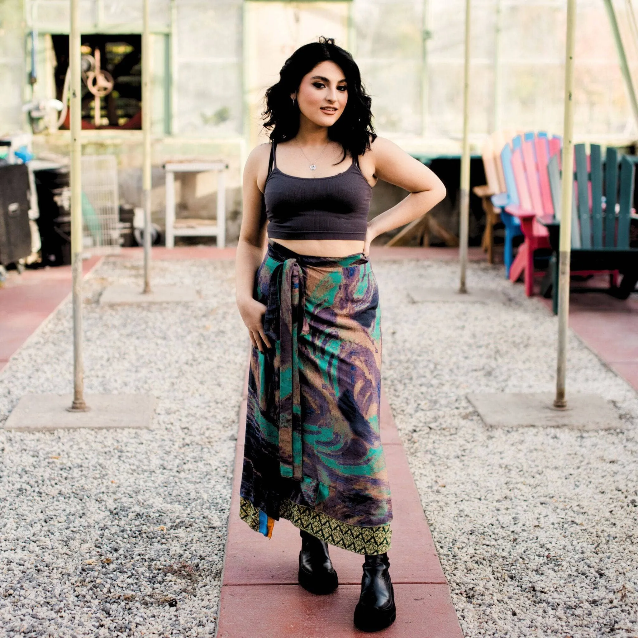 Sari Wrap Skirt