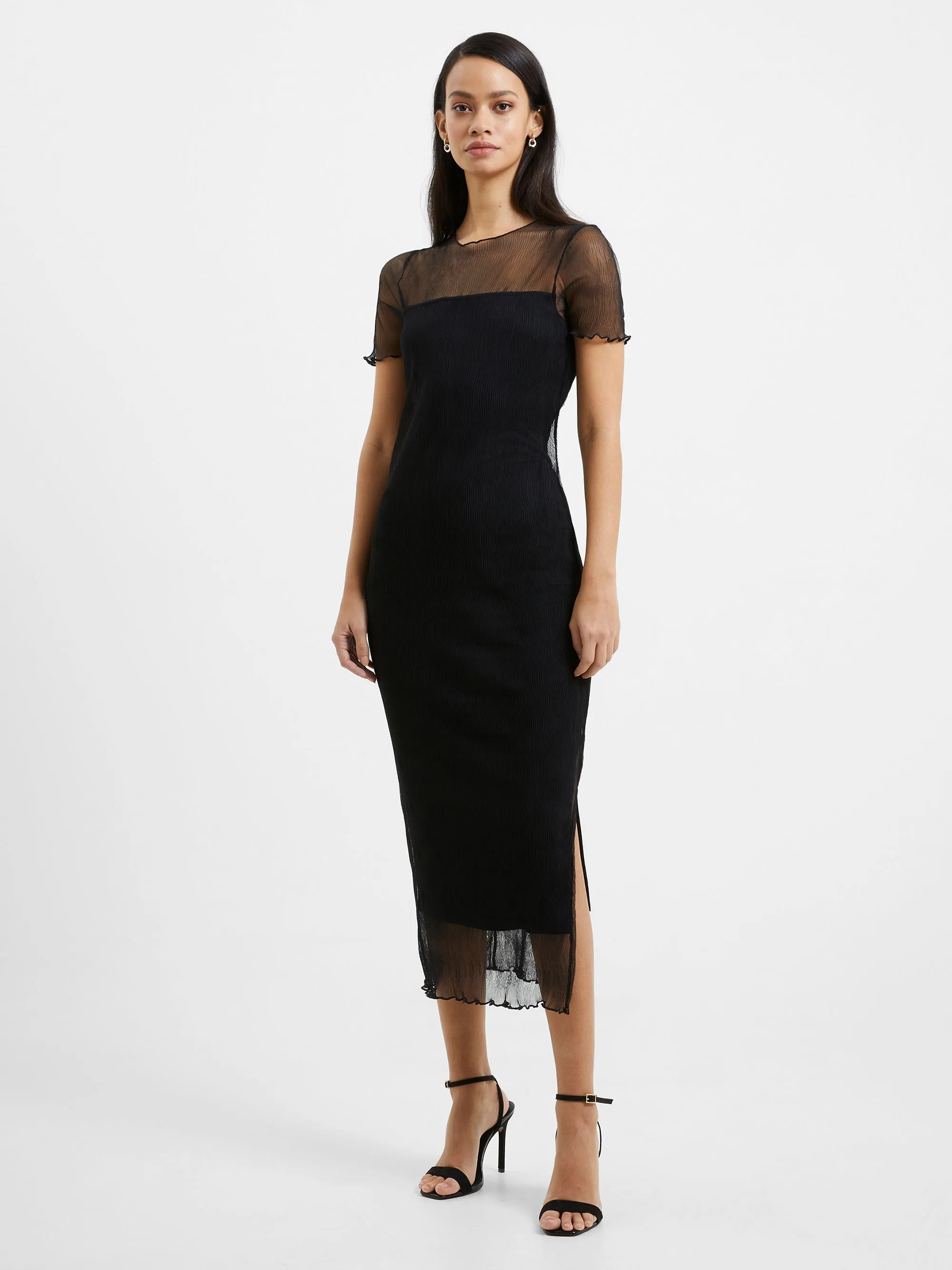 Saskia Ruched Midi Dress