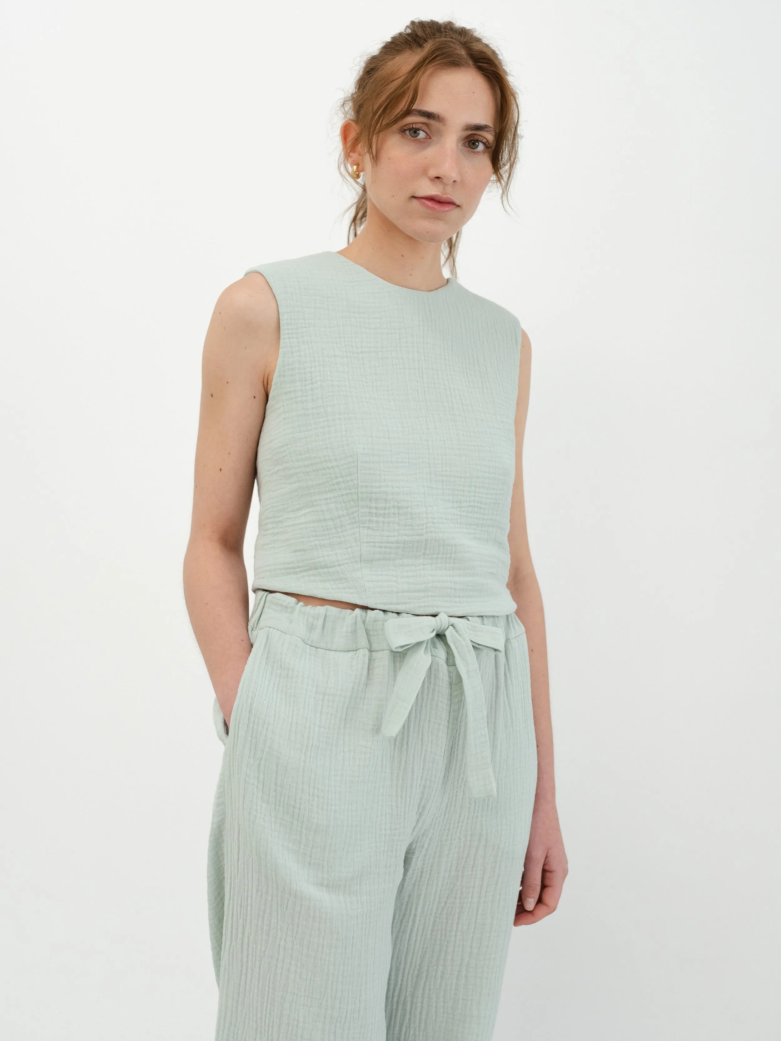 Saskia Top Jade Mint