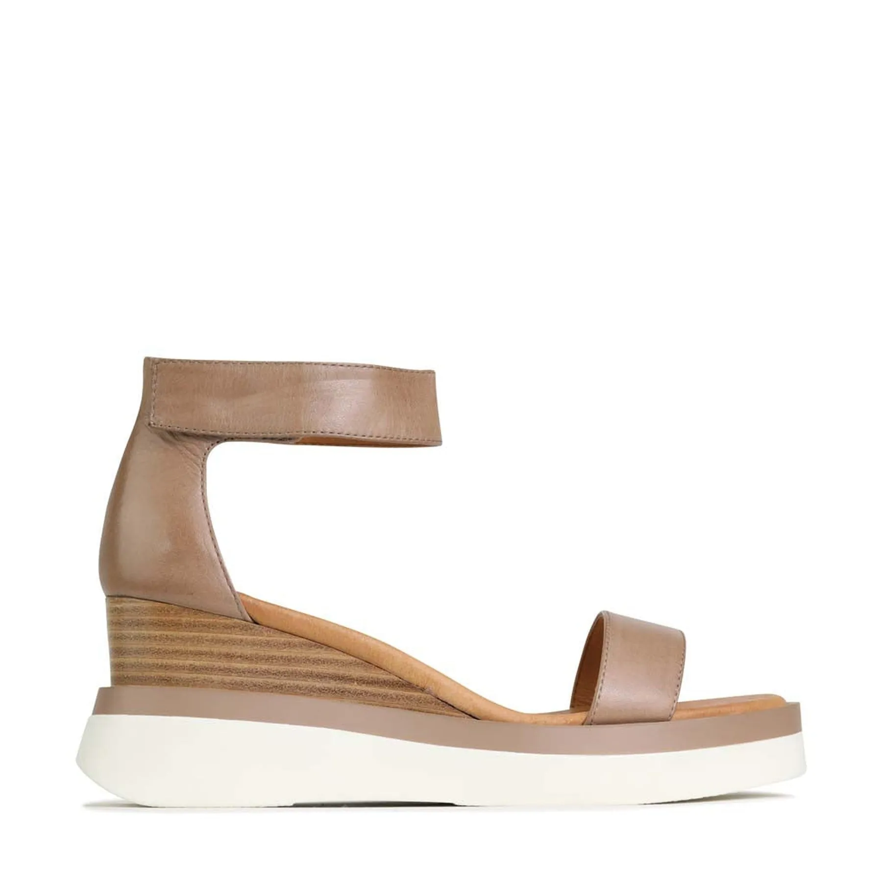 SASKINA LEATHER WEDGE SANDALS