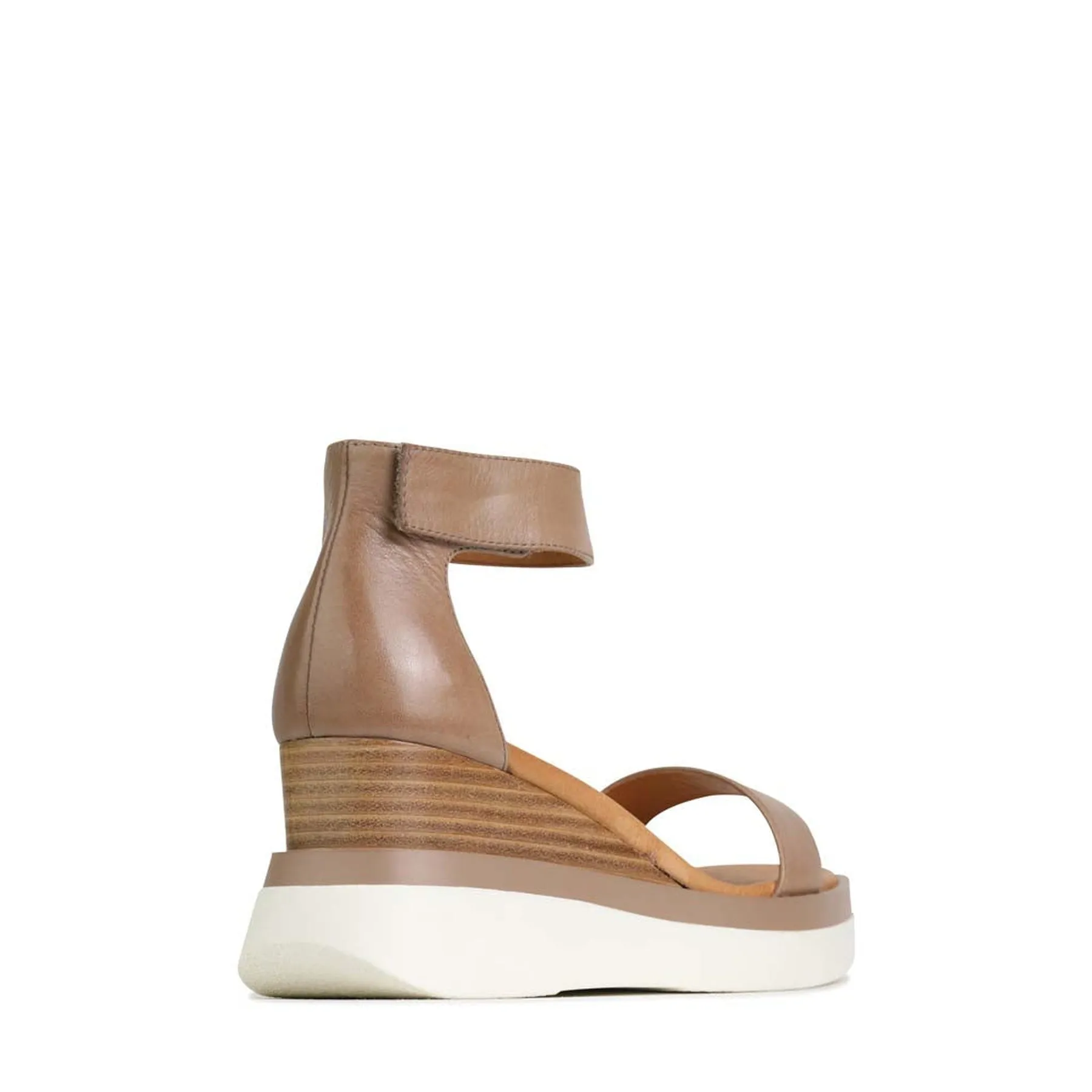 SASKINA LEATHER WEDGE SANDALS