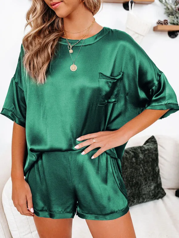 Satin Style Loungewear Set