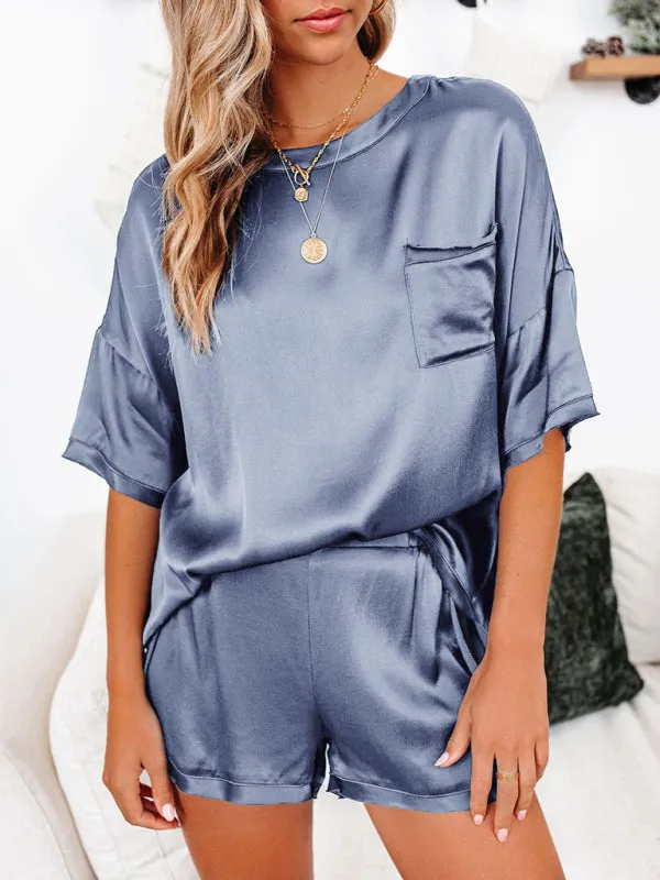 Satin Style Loungewear Set