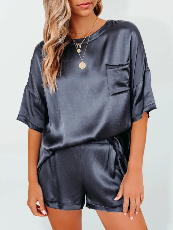 Satin Style Loungewear Set