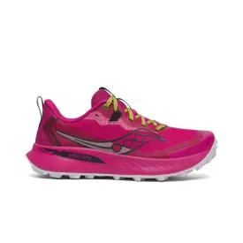 Saucony | Women's Peregrine 15 Running Shoes - Magenta/Black