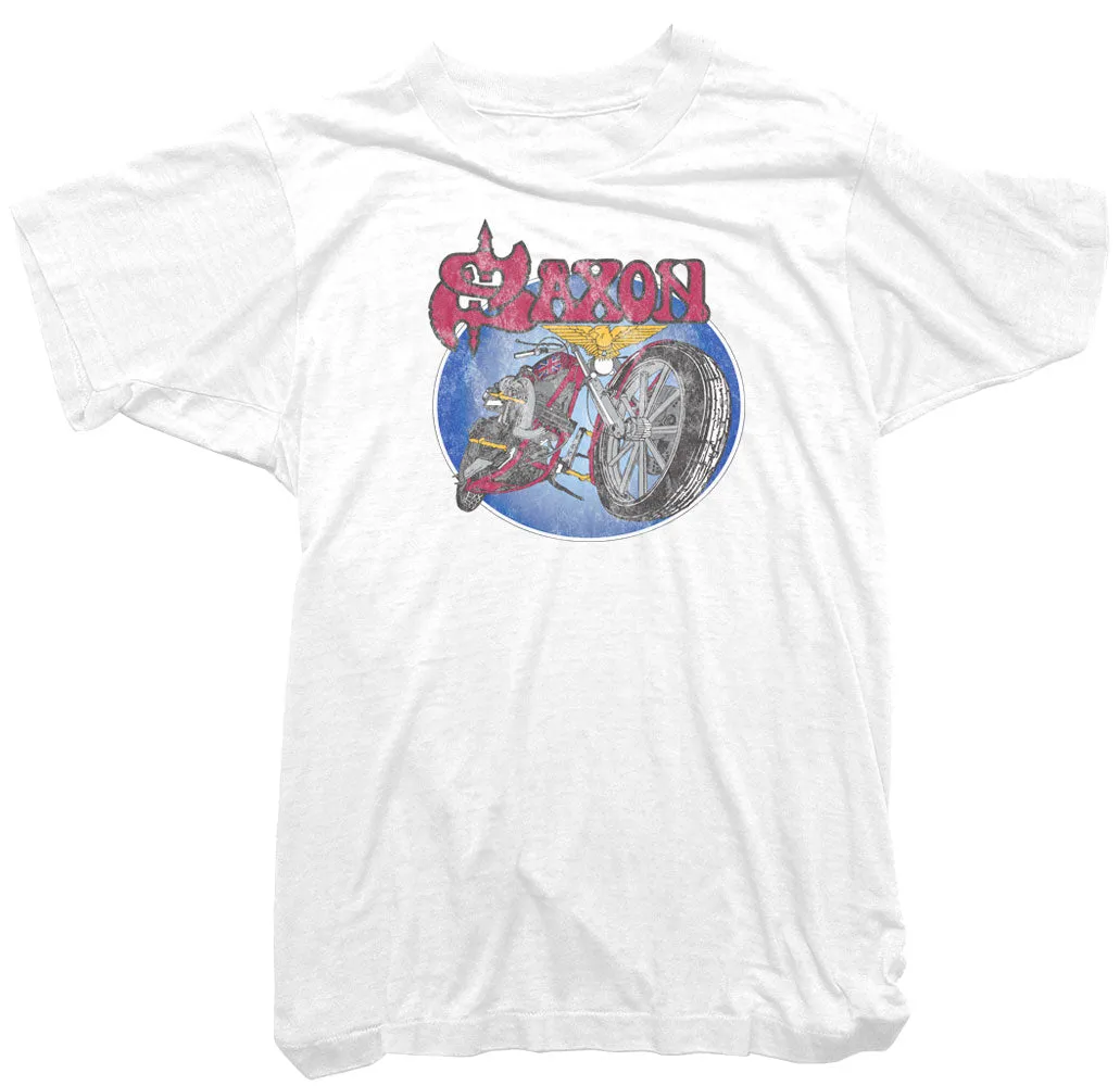 Saxon T-Shirt - Saxon Motorbike Tee