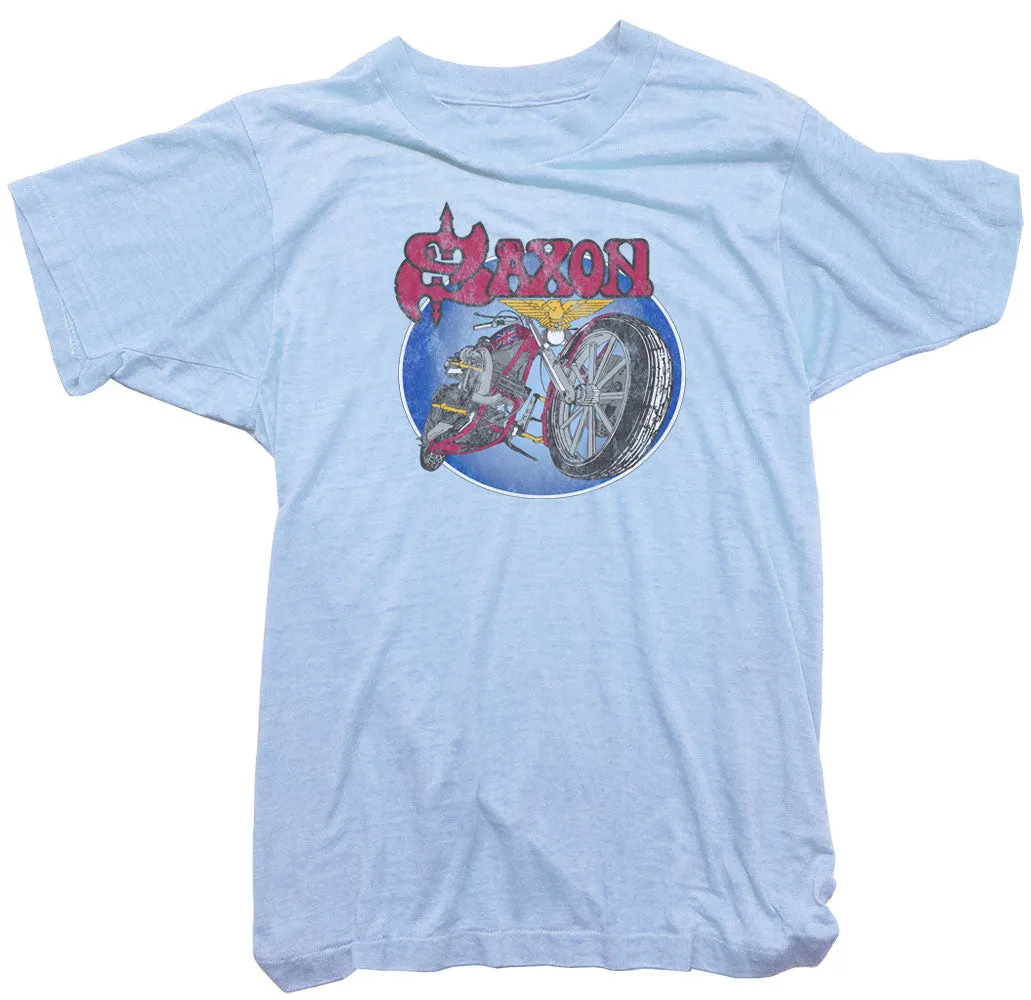 Saxon T-Shirt - Saxon Motorbike Tee