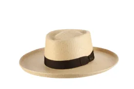 Scala Masa Genuine Panama Big Brim Gambler Hat