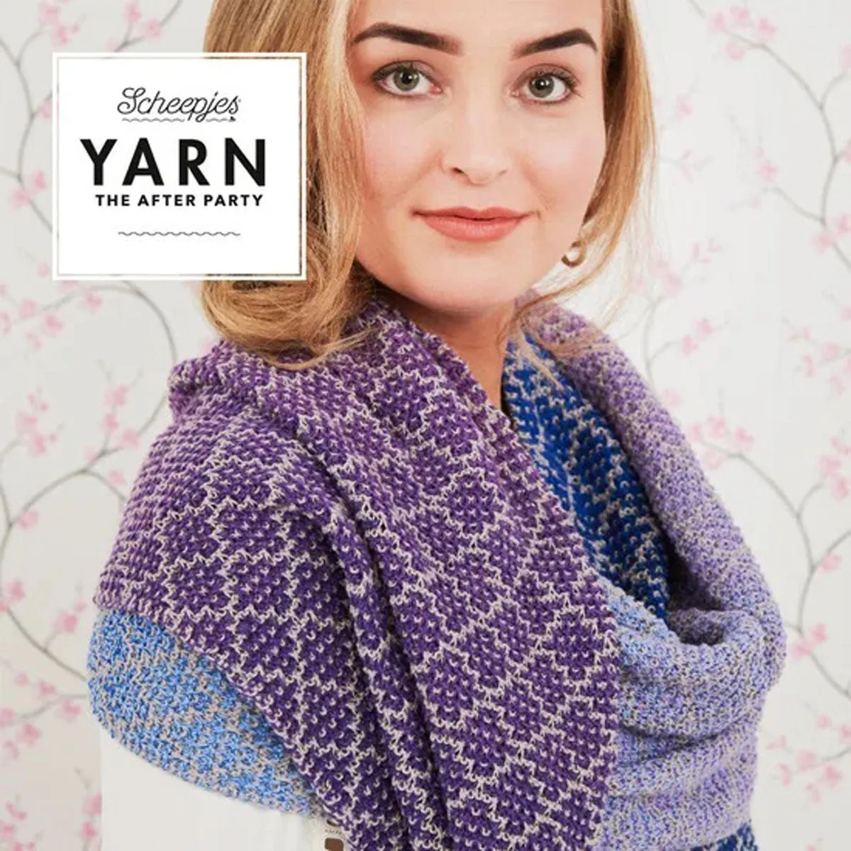 Scheepjes YARN The After Party Patterns - 71 Lavender Trellis Wrap