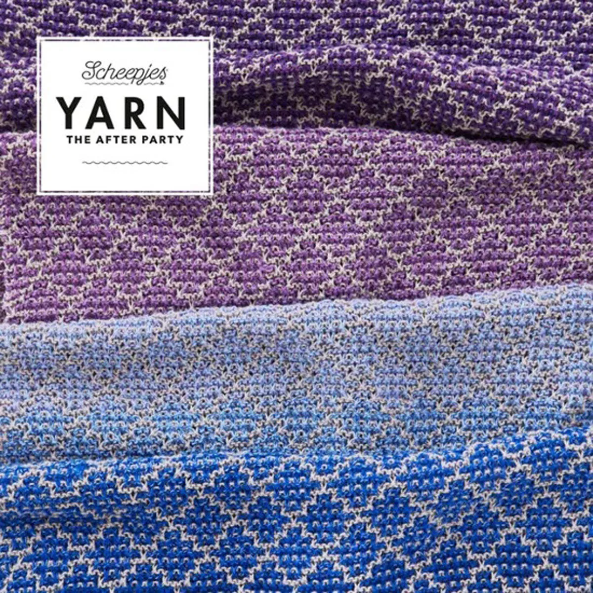 Scheepjes YARN The After Party Patterns - 71 Lavender Trellis Wrap