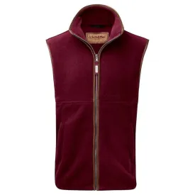 Schoffel Oakham Fleece Gilet - Claret