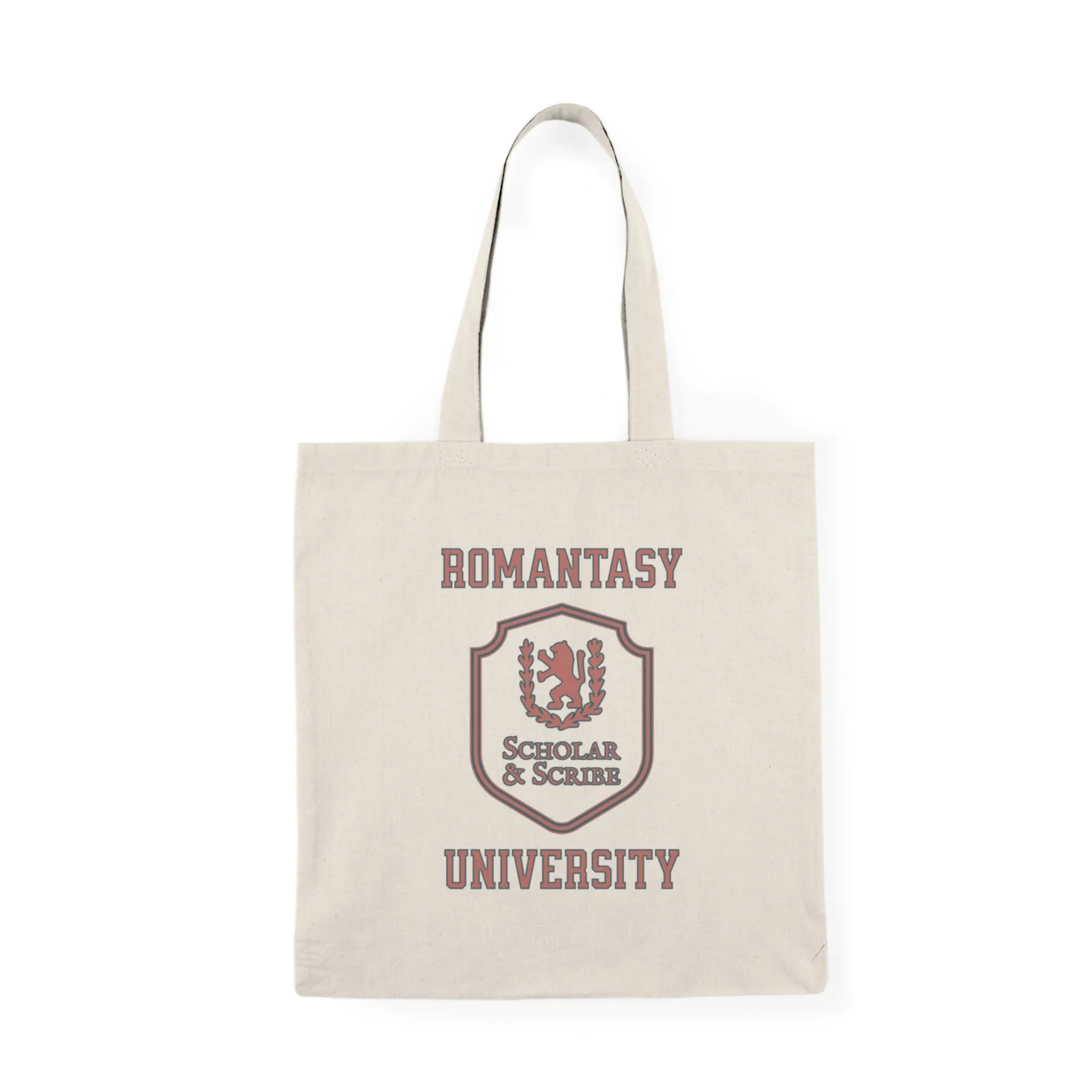 Scholar & Scribe "Romantasy University" Natural Tote Bag