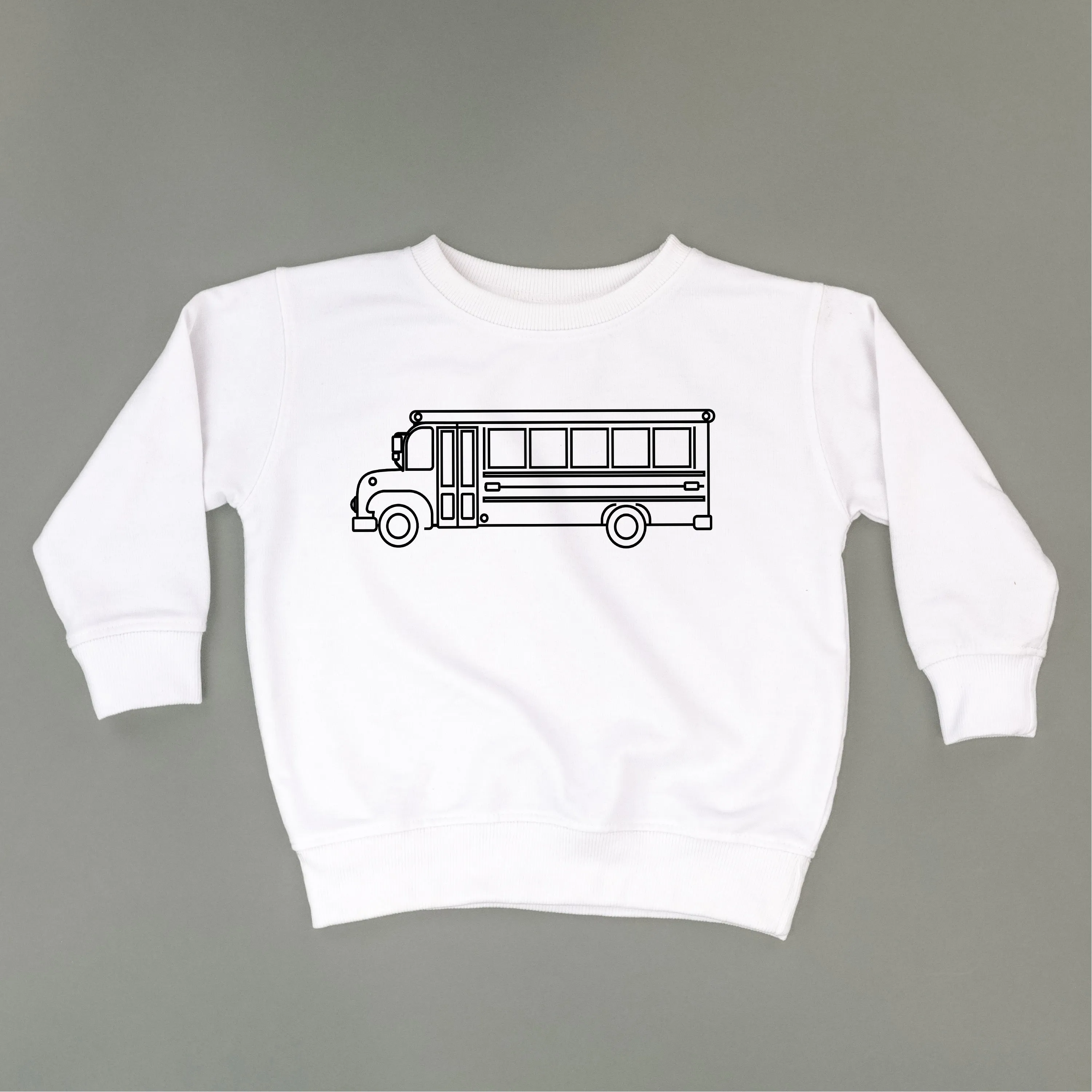 SCHOOL BUS - Minimalist Design - Child Sweater