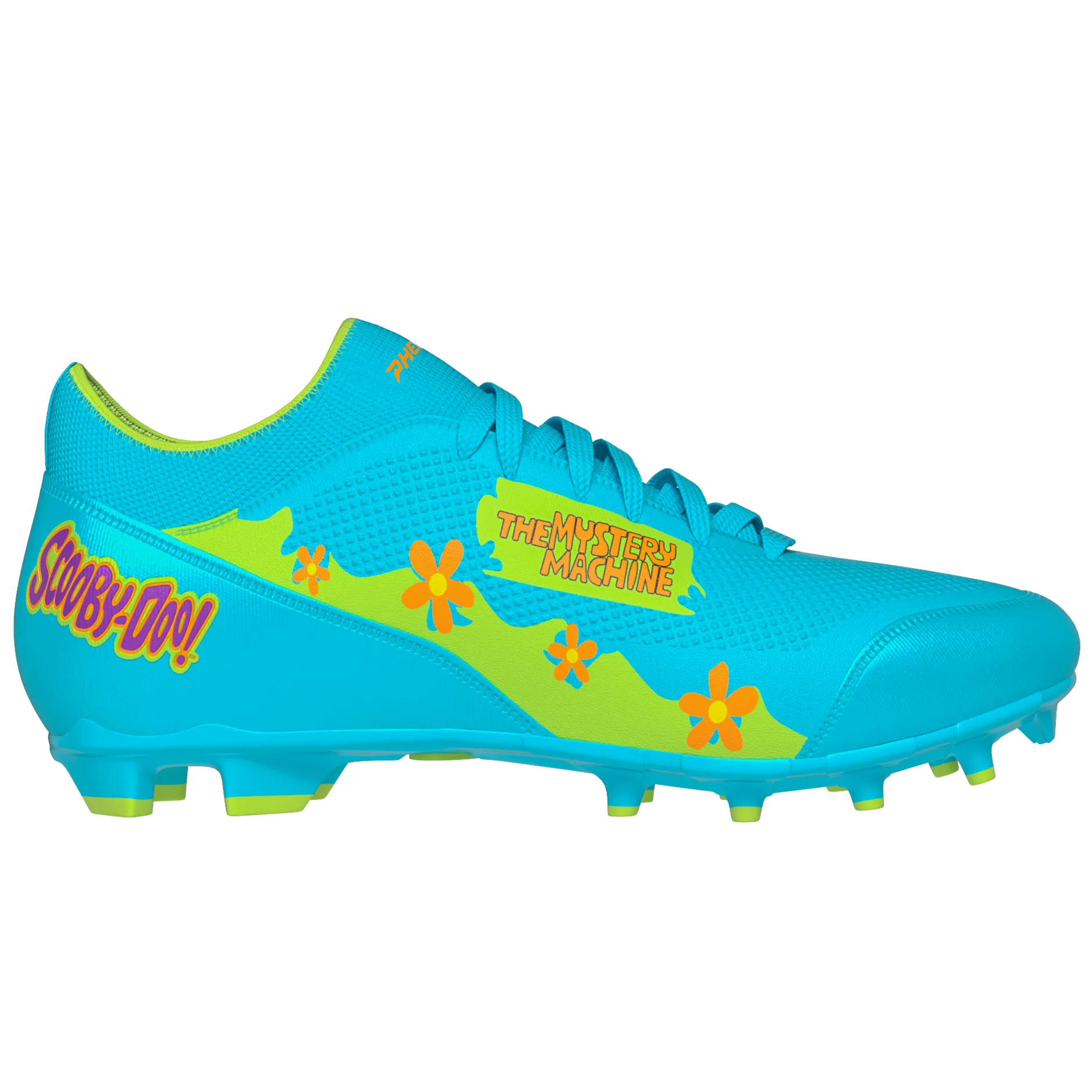 Scooby-Doo Mystery Machine Football Cleats - Velocity 3.0 by Phenom Elite