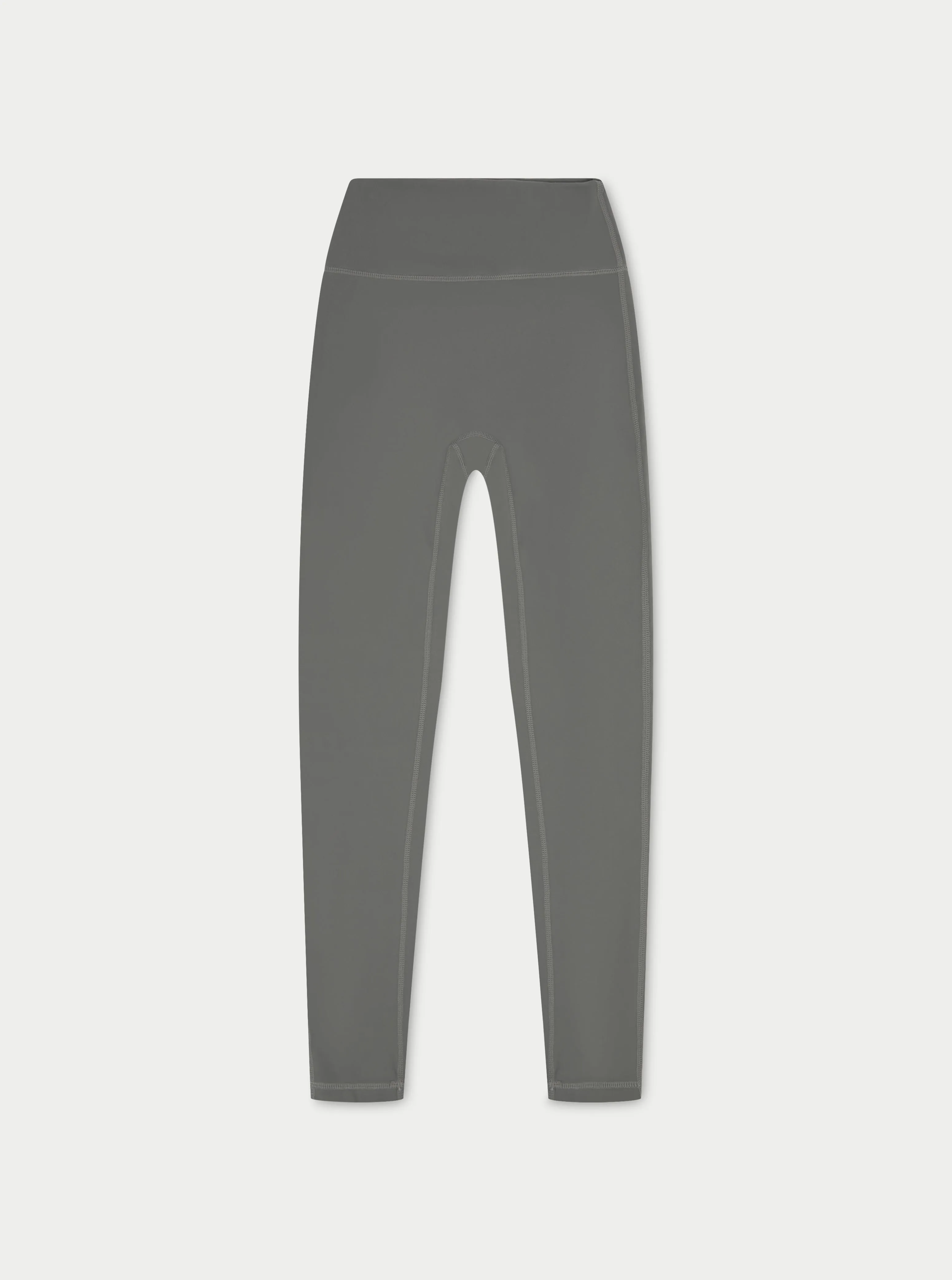 SCULPTING STRETCH EMBLEM LEGGINGS - CHARCOAL