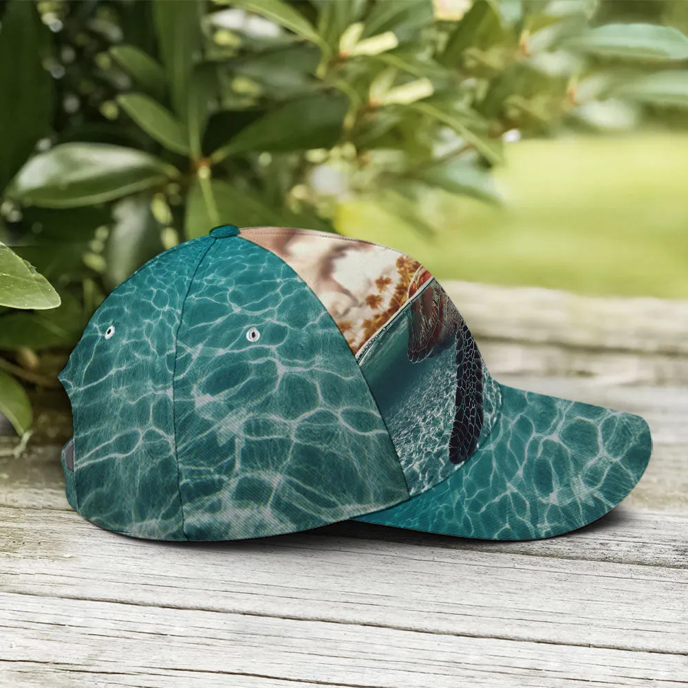 Sea Turtle Ocean Theme Baseball Cap Coolspod