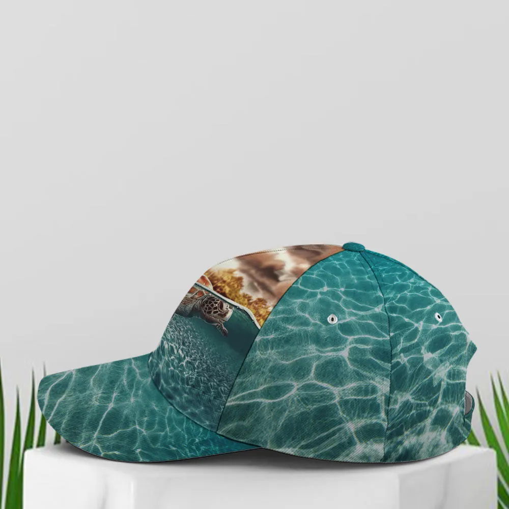 Sea Turtle Ocean Theme Baseball Cap Coolspod