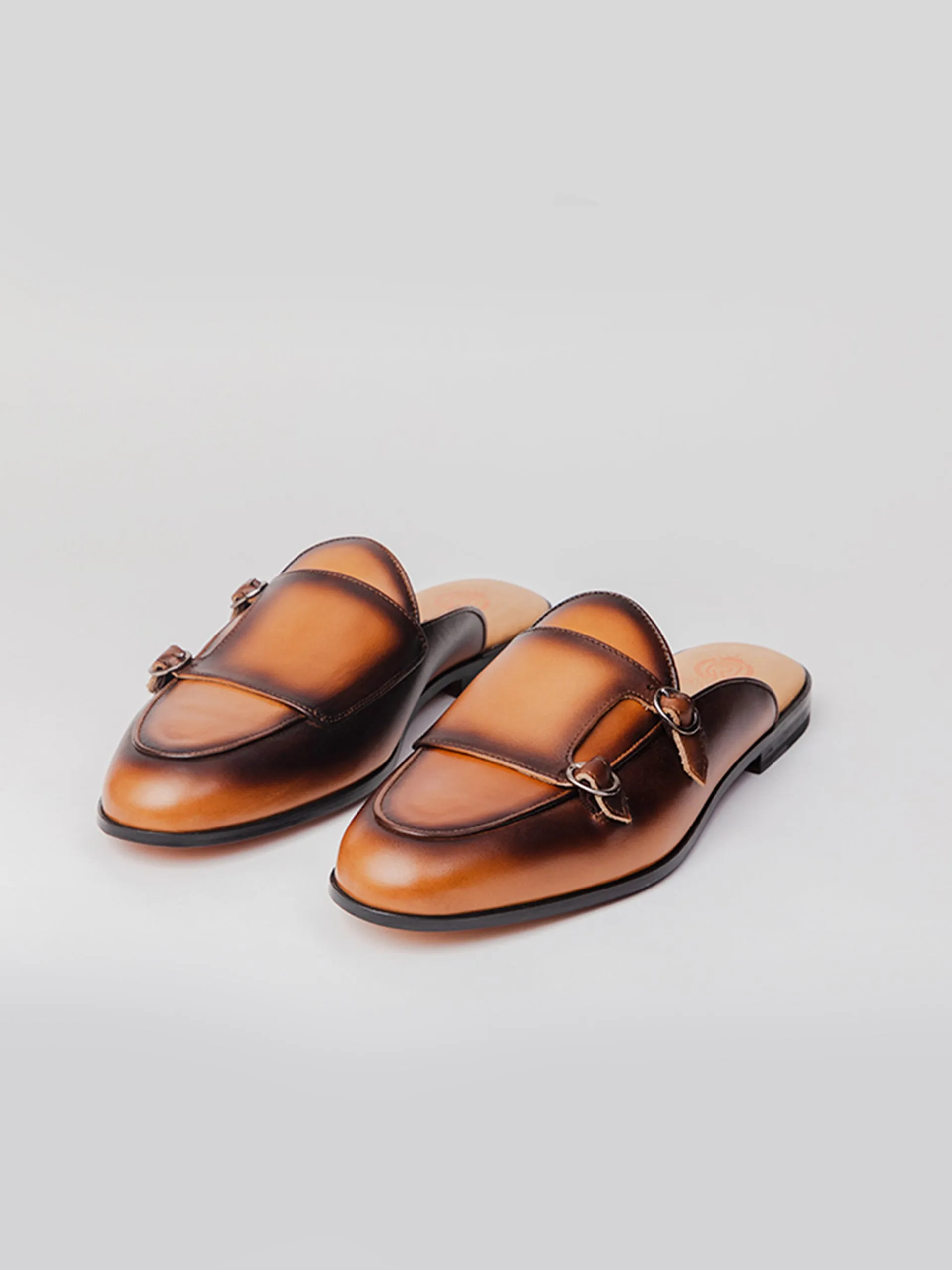 Seane Mules - Cognac Patina